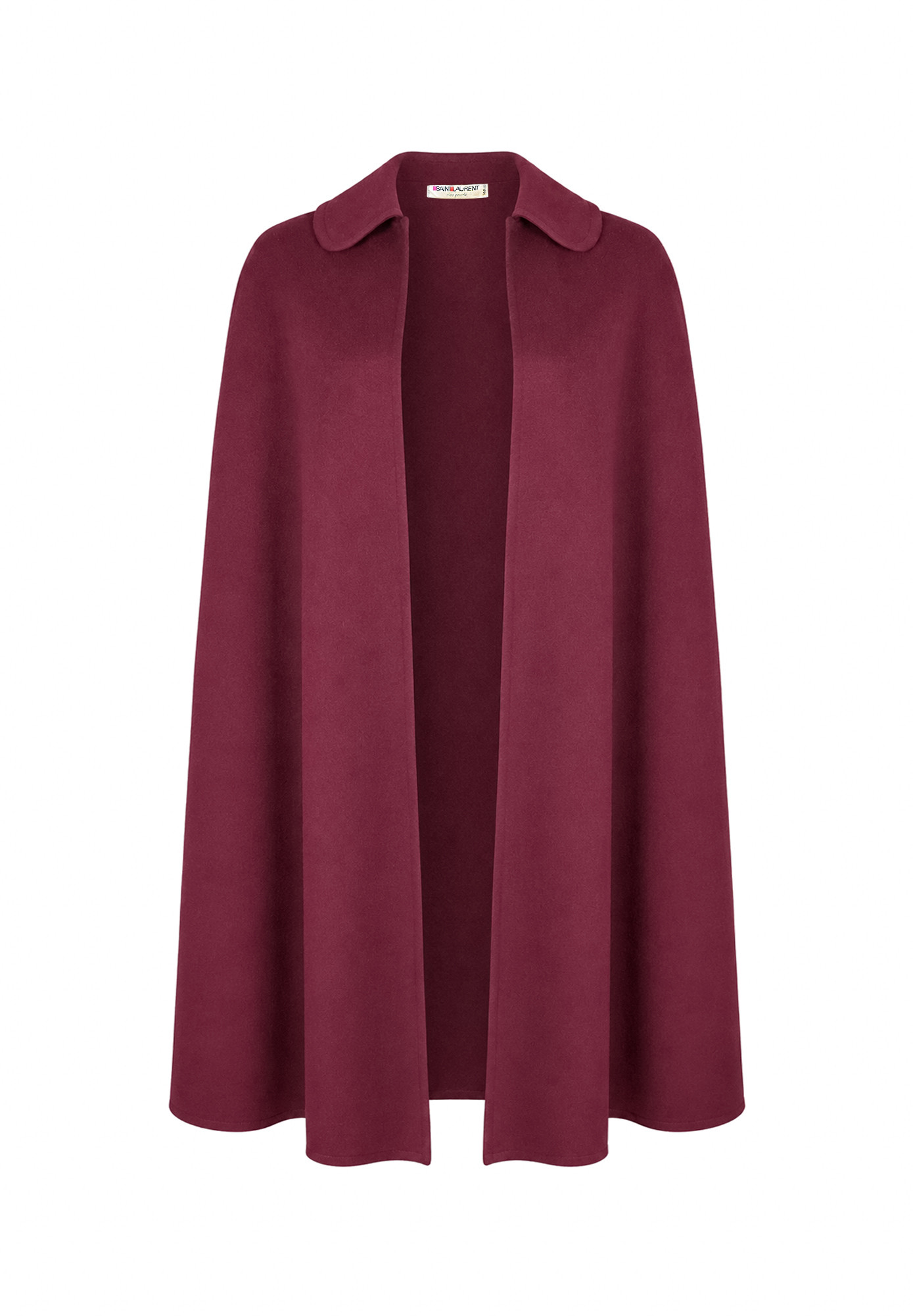 Yves Saint Laurent Burgundy Cape