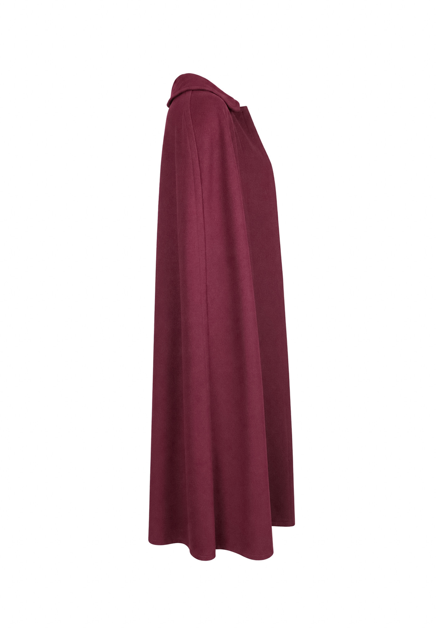 Yves Saint Laurent Burgundy Cape