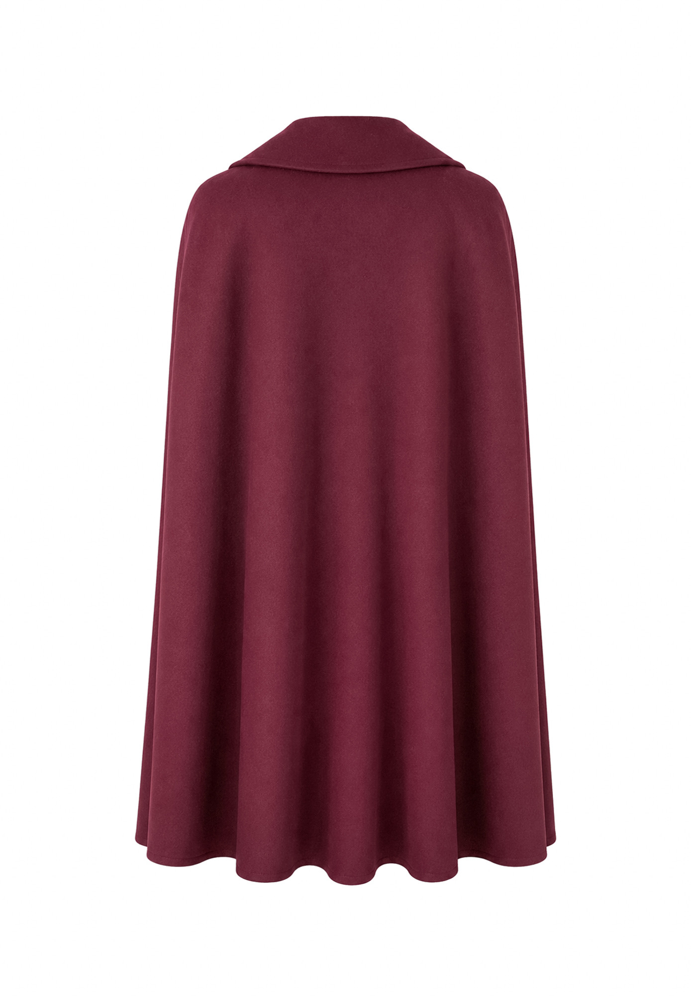 Yves Saint Laurent Burgundy Cape