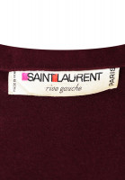 Yves Saint Laurent Burgundy Cape