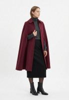 Yves Saint Laurent Burgundy Cape
