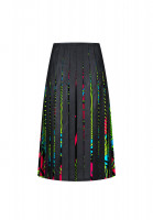 Hermès Leather Skirt