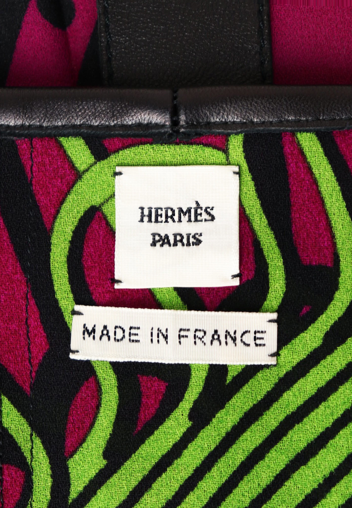 Hermès Leather Skirt
