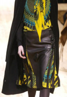 Hermès Leather Skirt