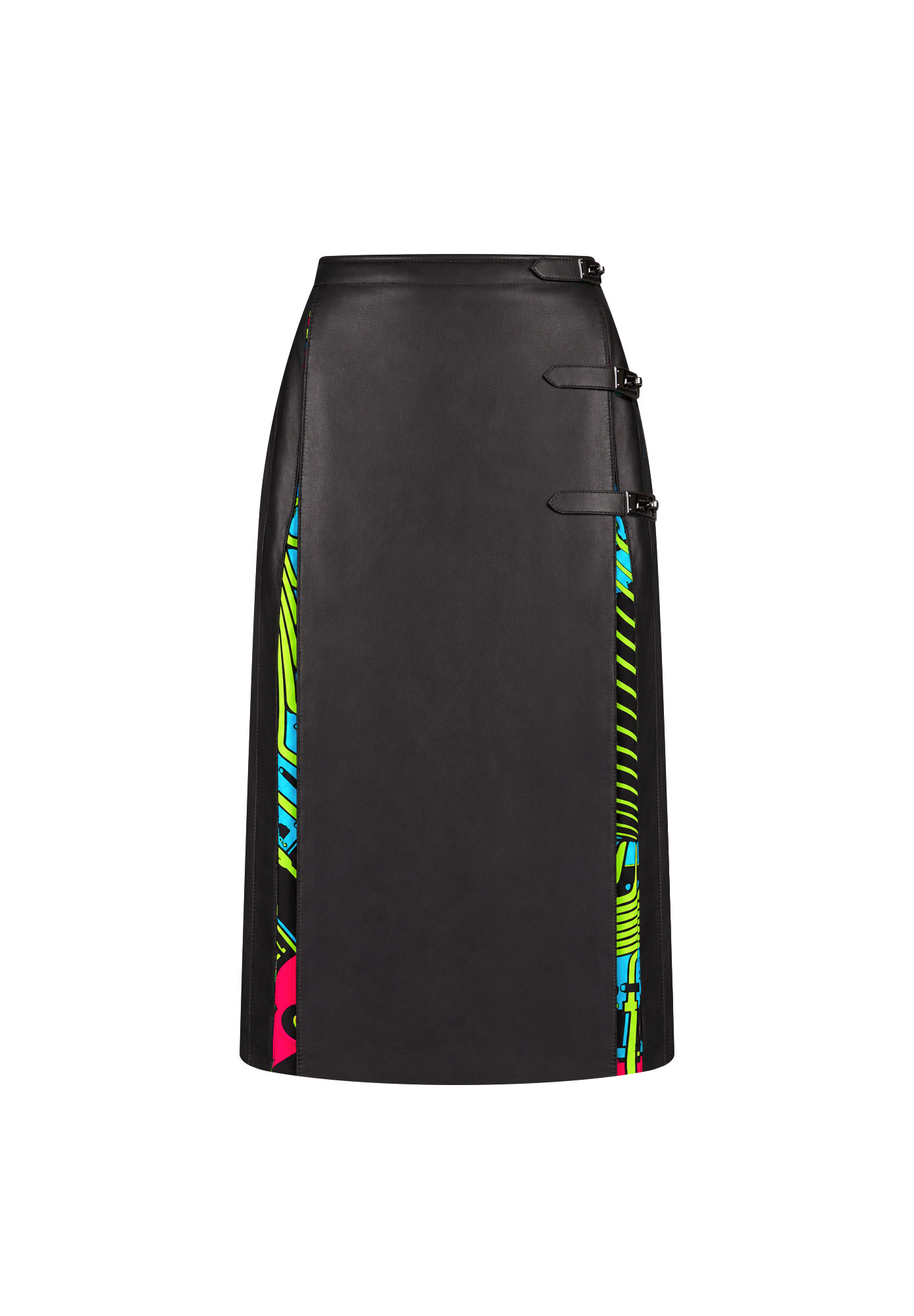 Hermès Leather Skirt