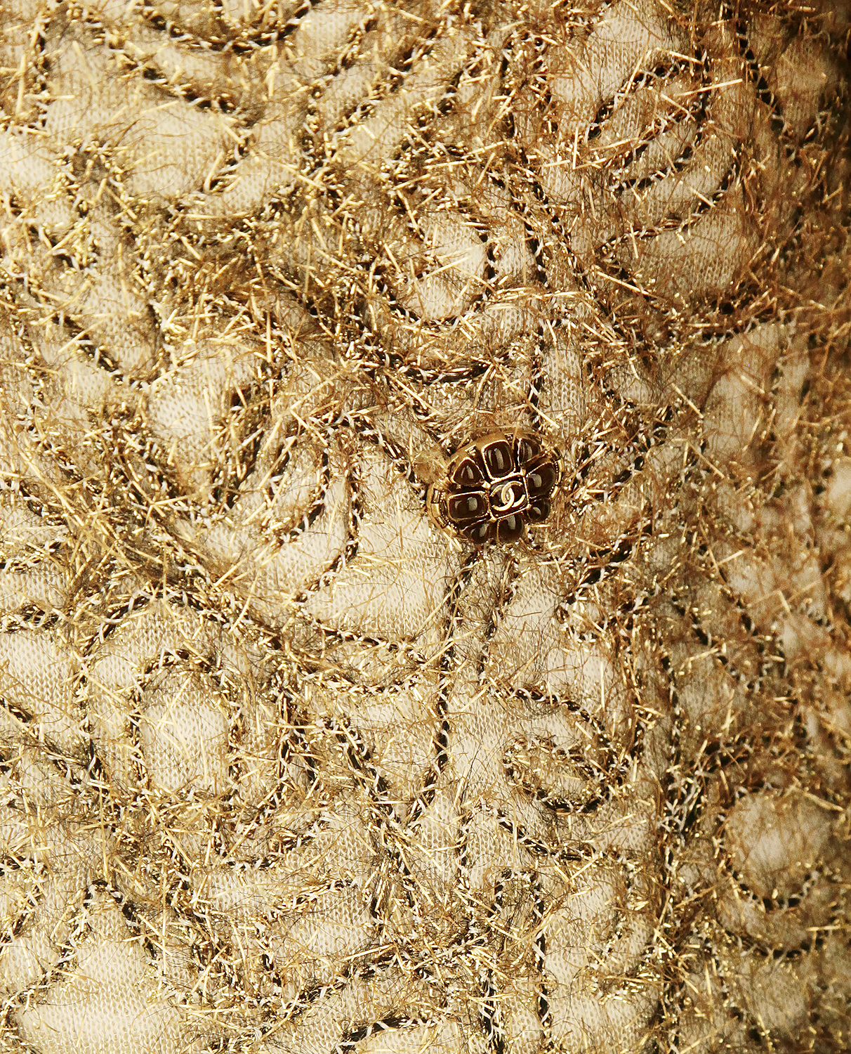 Chanel Golden Maxi Dress