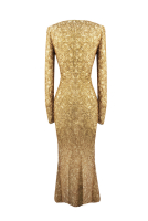 Chanel Golden Maxi Dress