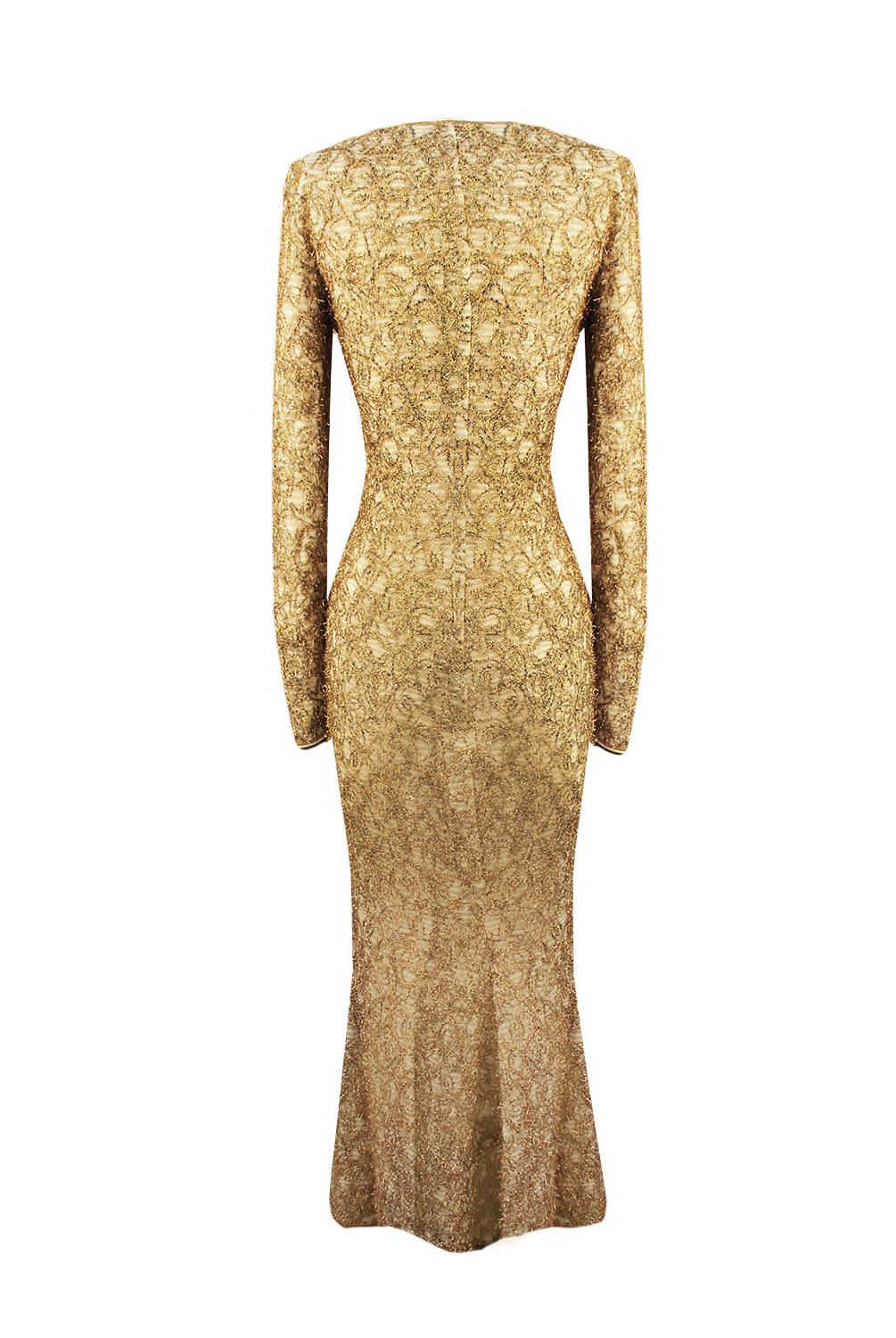 Chanel Golden Maxi Dress