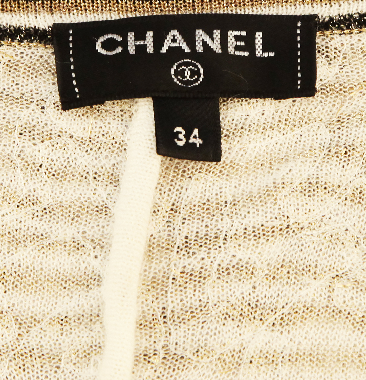 Chanel Golden Maxi Dress