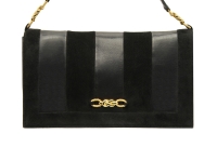 Ted Lapidus Leather and Suede Bag