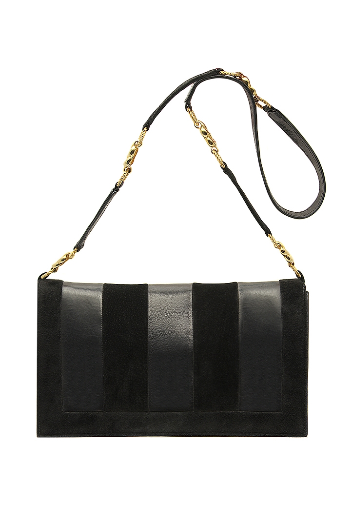 Ted Lapidus Leather and Suede Bag