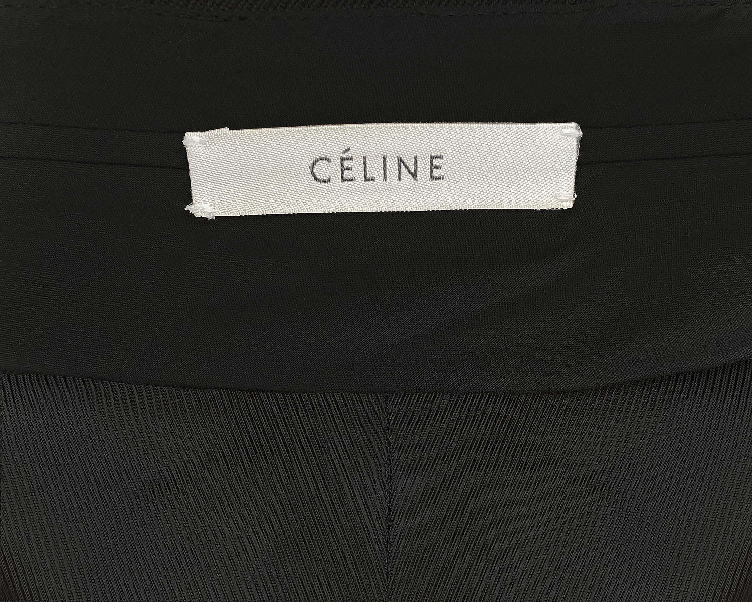 Céline Asymmetric Black Pants