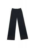 Céline Asymmetric Black Pants