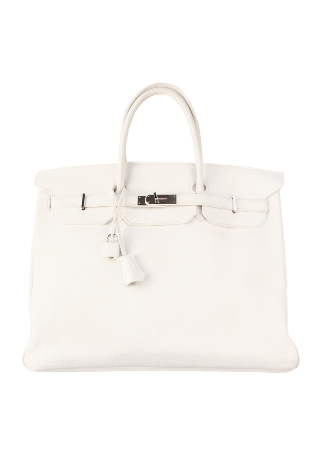 Hermès Birkin 40 White Clemence Bag