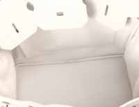 Hermès Birkin 40 White Clemence Bag