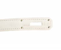 Hermès Birkin 40 White Clemence Bag