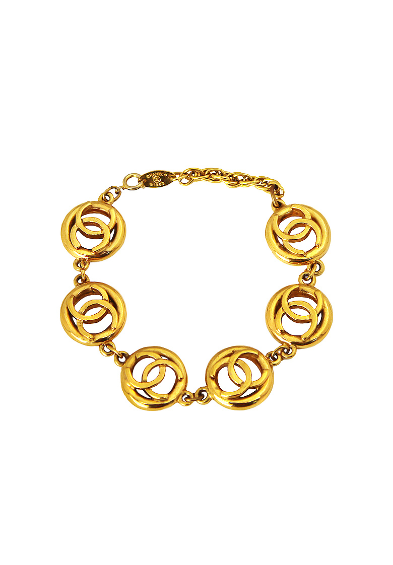 Chanel Logo Bangle