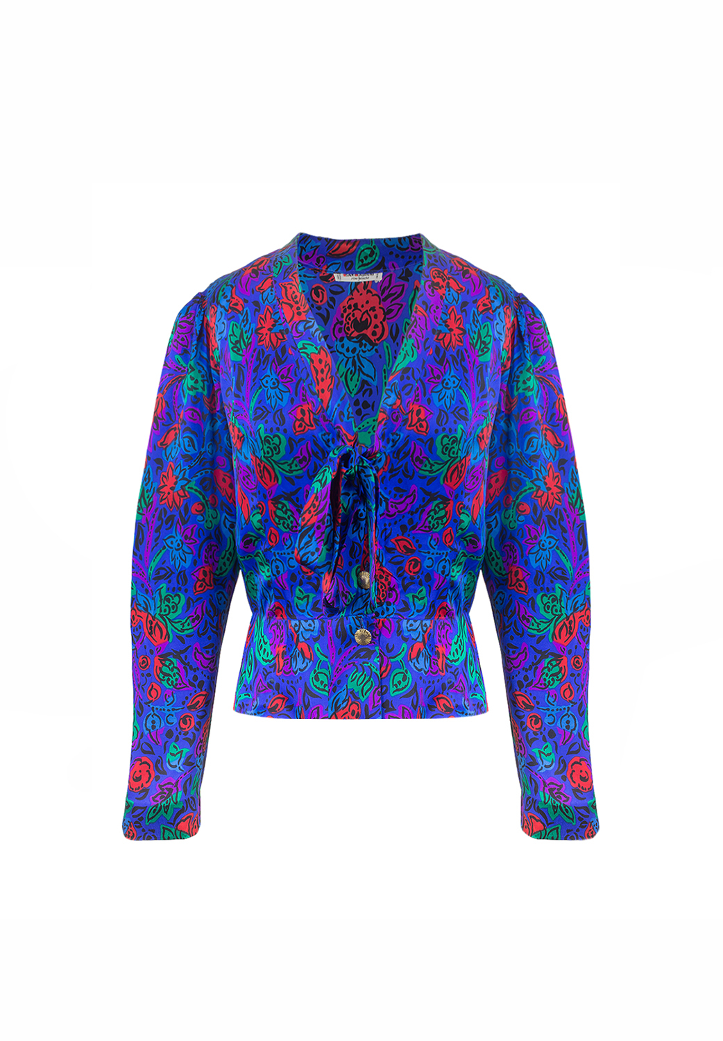 Yves Saint Laurent Bright Print Blouse