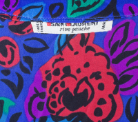 Yves Saint Laurent Bright Print Blouse