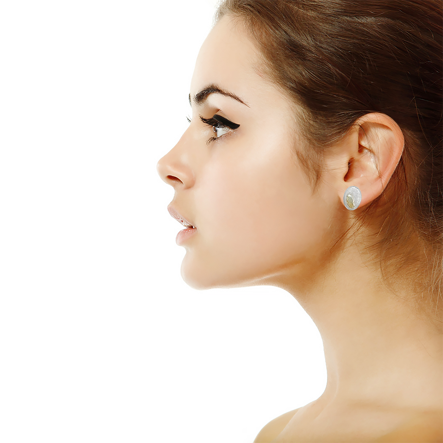 Courrèges Silver Clip-on Earrings