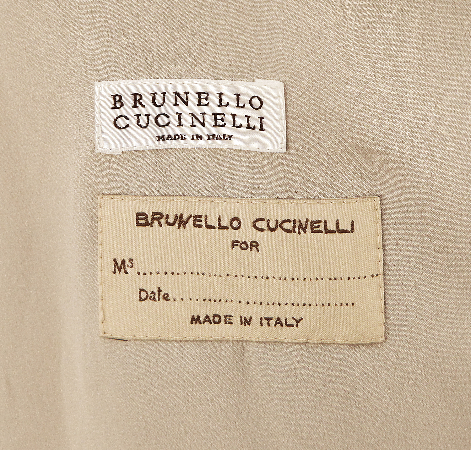 Brunello Cucinelli Beige Coat