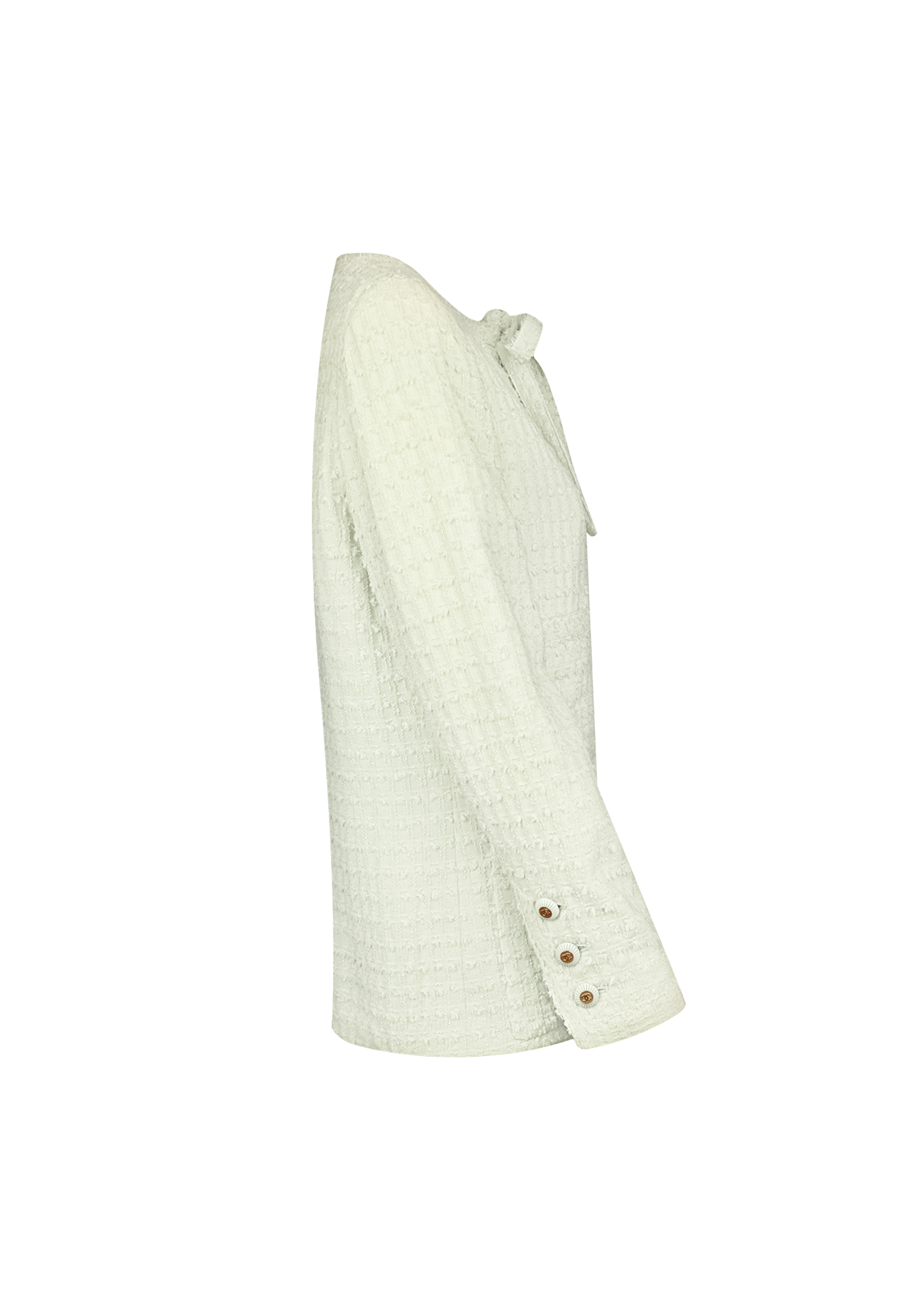 Chanel Tweed Jacket With A Bow