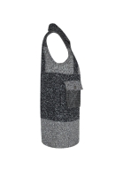 Chanel Gray Tweed Cape Vest