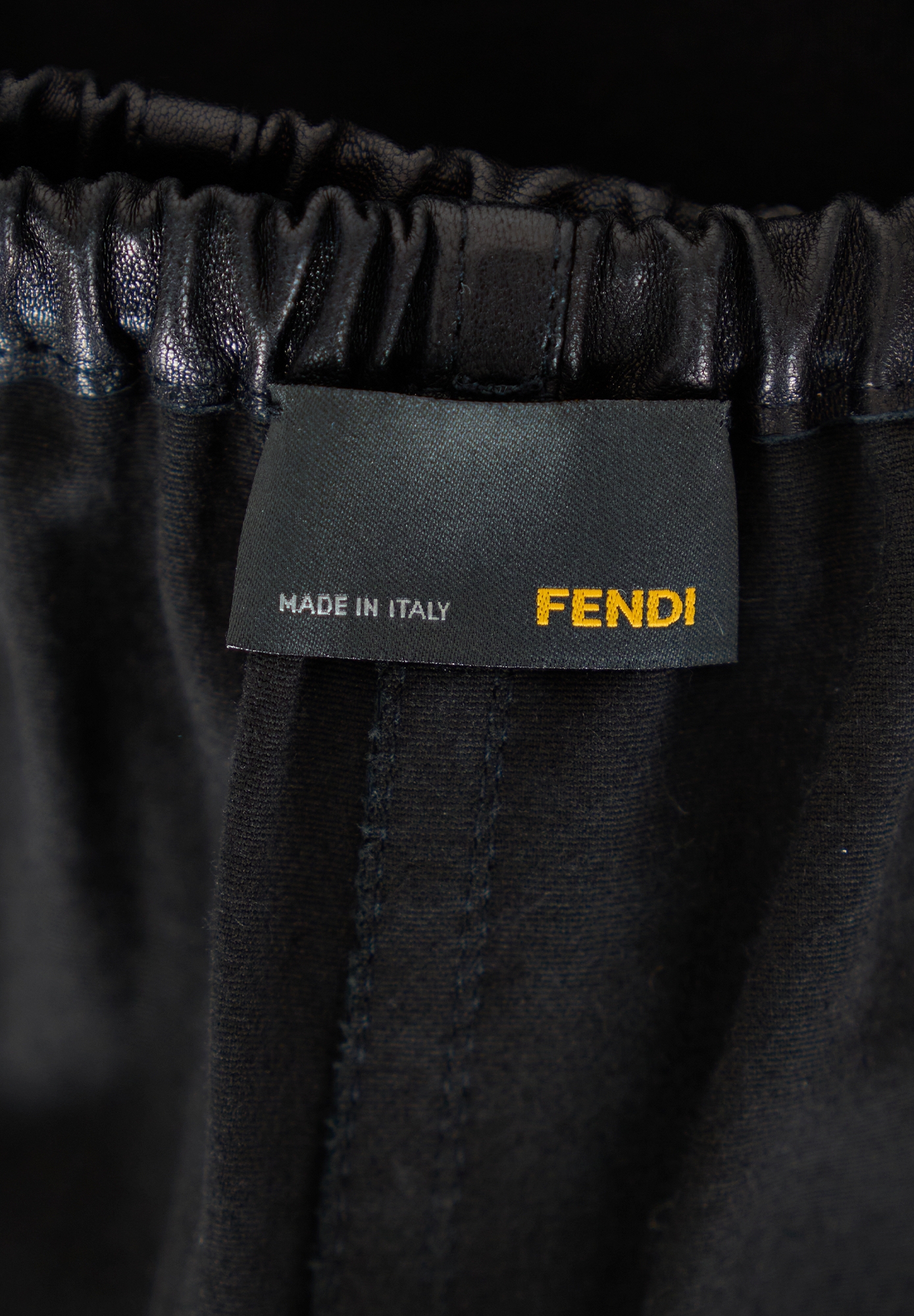 Fendi Leather Shorts
