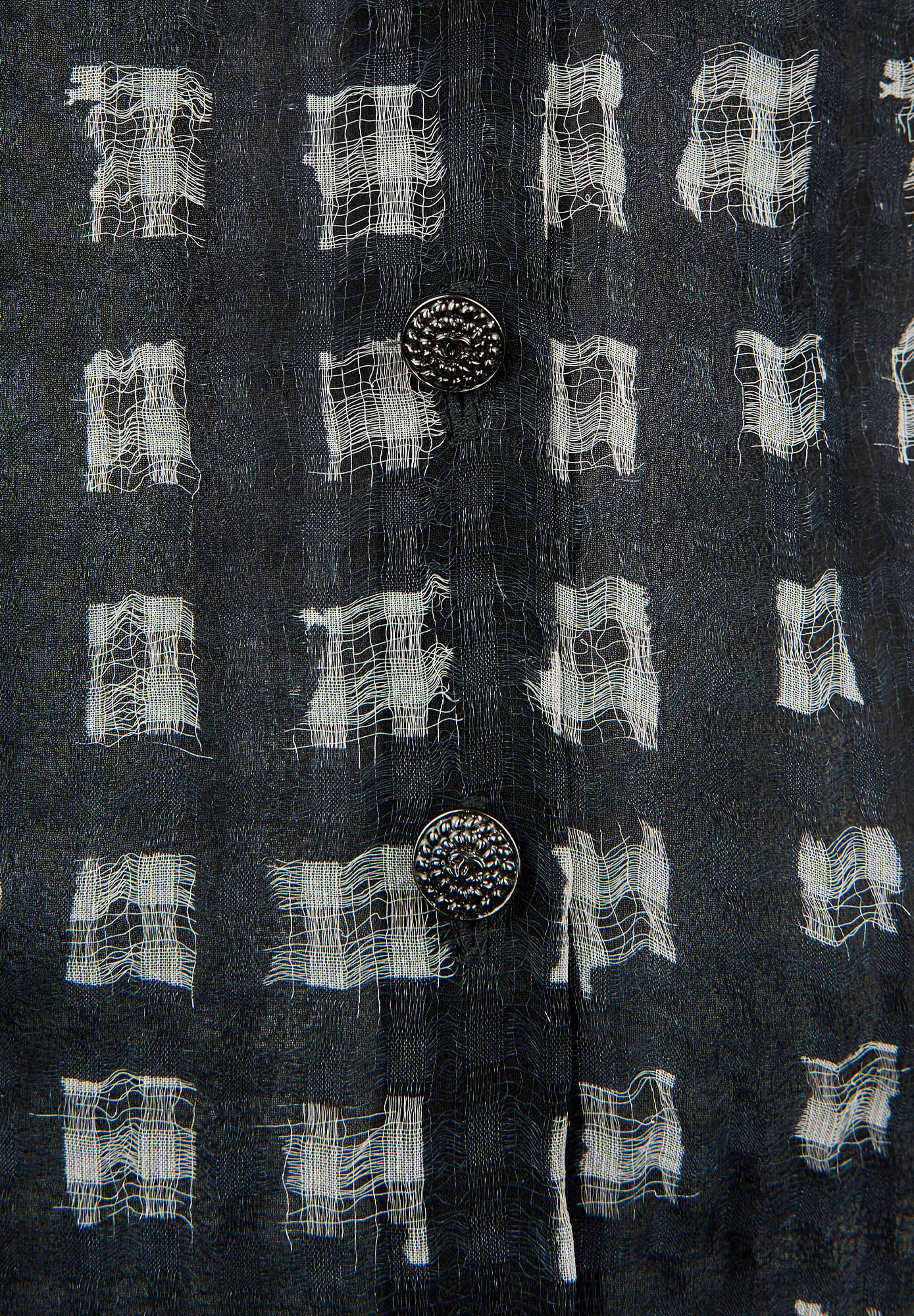 Chanel Black Silk Top