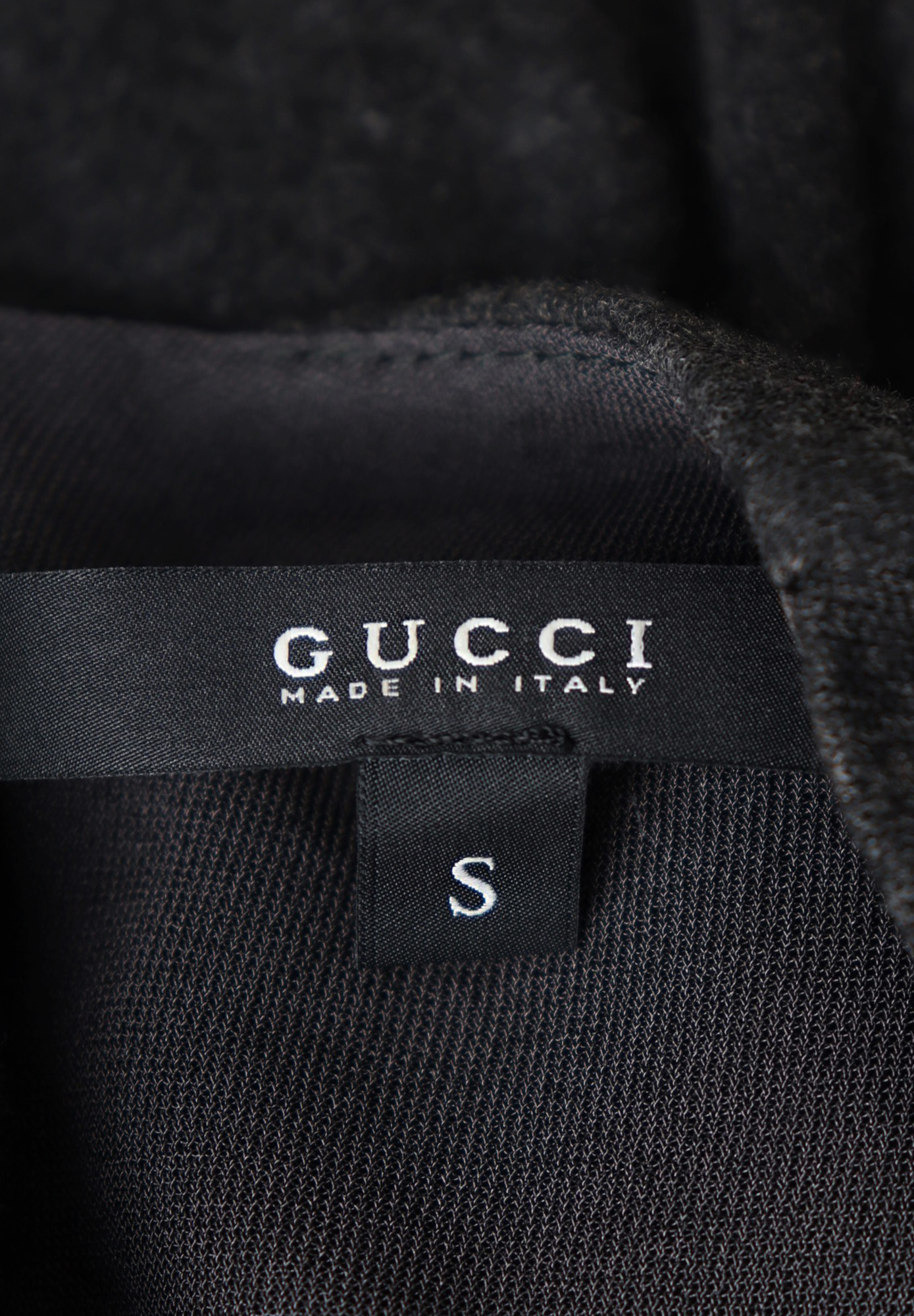 Gucci Grey Dress With Drapery