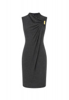 Gucci Grey Dress With Drapery