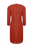 Louis Feraud Red Silk Dress