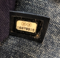 Chanel Denim Camellia Flap Bag