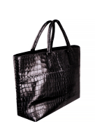 Bottega Veneta Black Crocodile Bag 