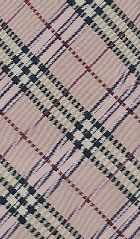 Burberry Pink Checkered Tie