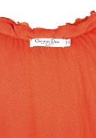 Christian Dior Orange Dress