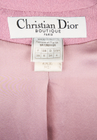 Pink Jacquard Fringe Christian Dior Blazer