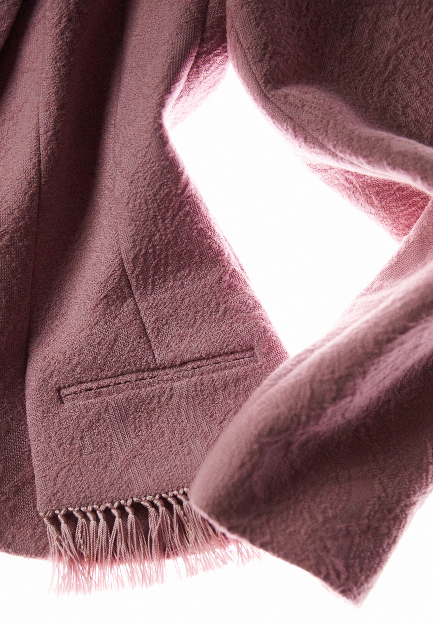 Pink Jacquard Fringe Christian Dior Blazer