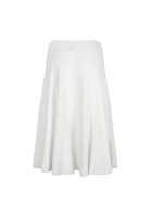 White Chanel Pleated Skirt