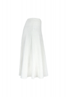 White Chanel Pleated Skirt