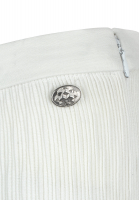 White Chanel Pleated Skirt