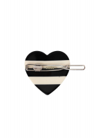Marc Jacobs Black And White Heart Hairpin