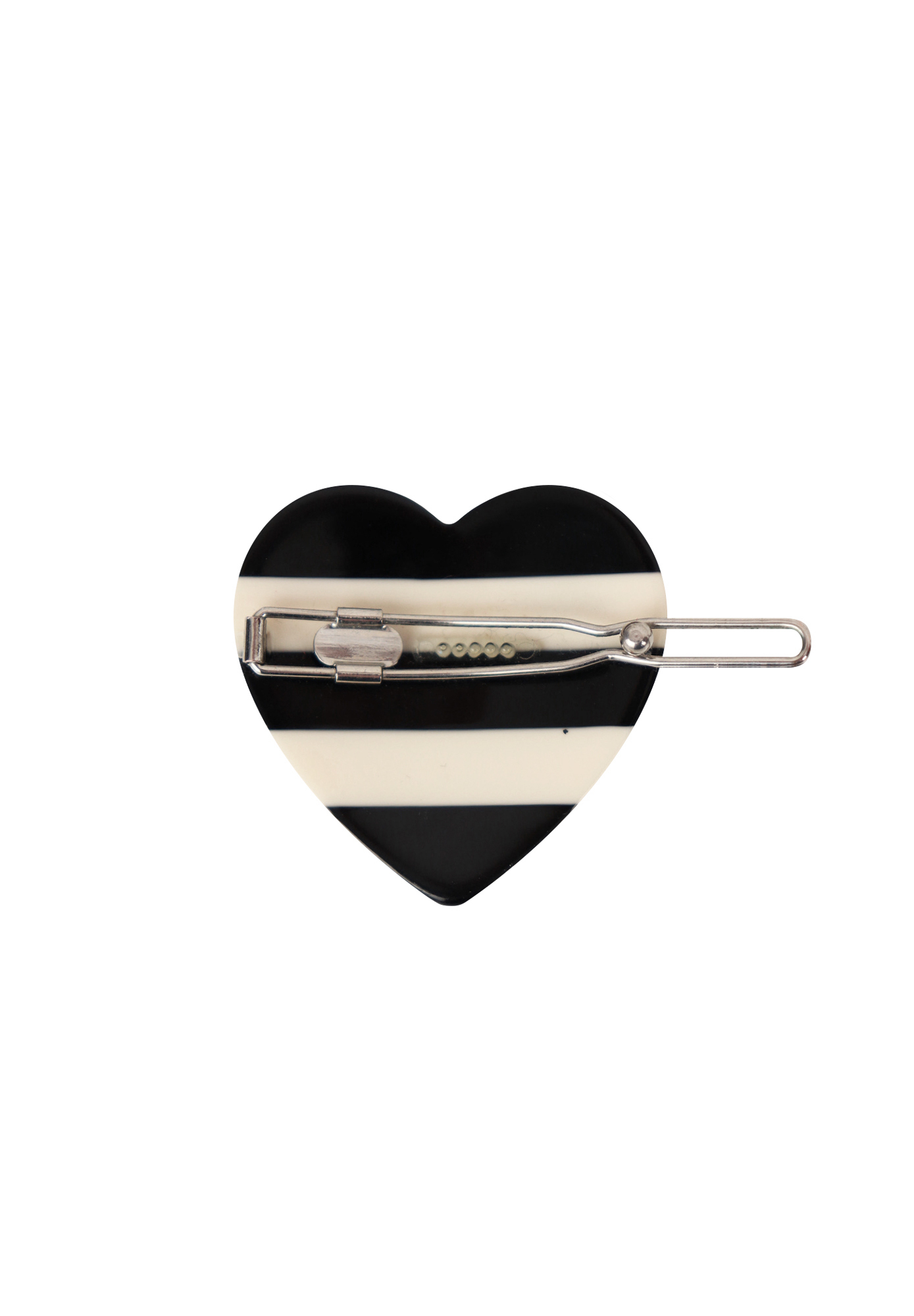 Marc Jacobs Black And White Heart Hairpin