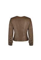 Valentino Brown Leather Jacket