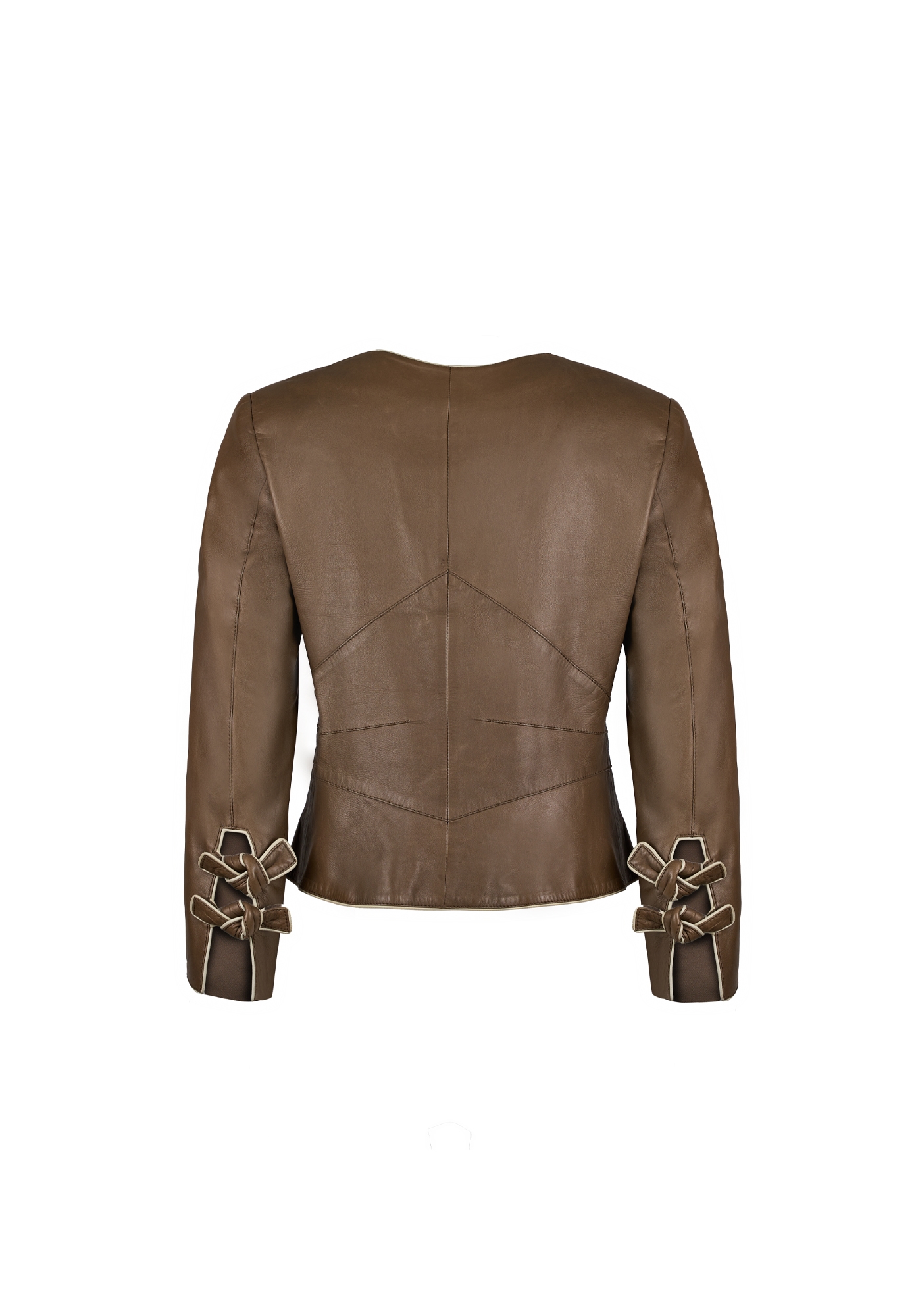 Valentino Brown Leather Jacket