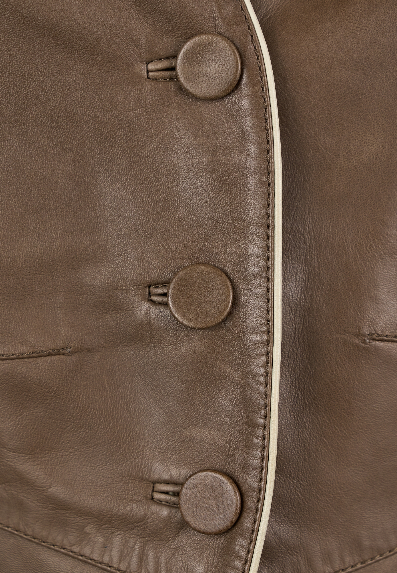 Valentino Brown Leather Jacket