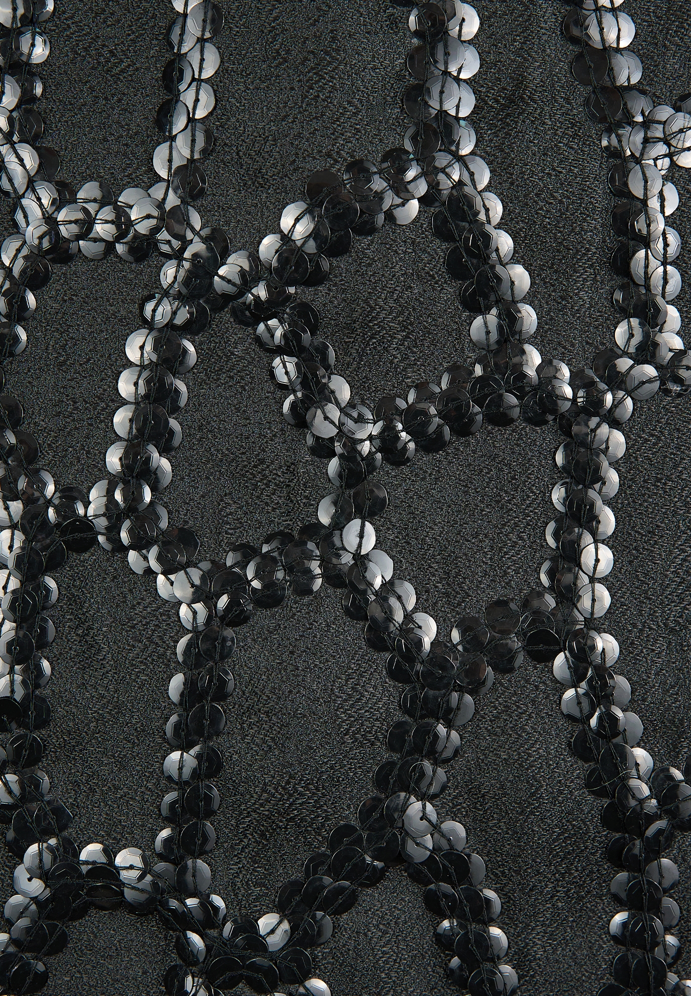 Dries Van Noten Black Sequin Skirt