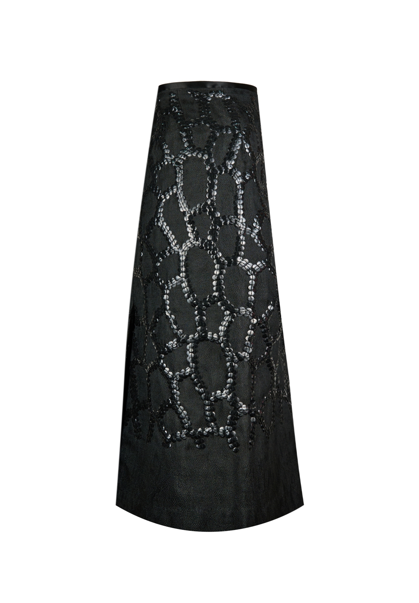 Dries Van Noten Black Sequin Skirt