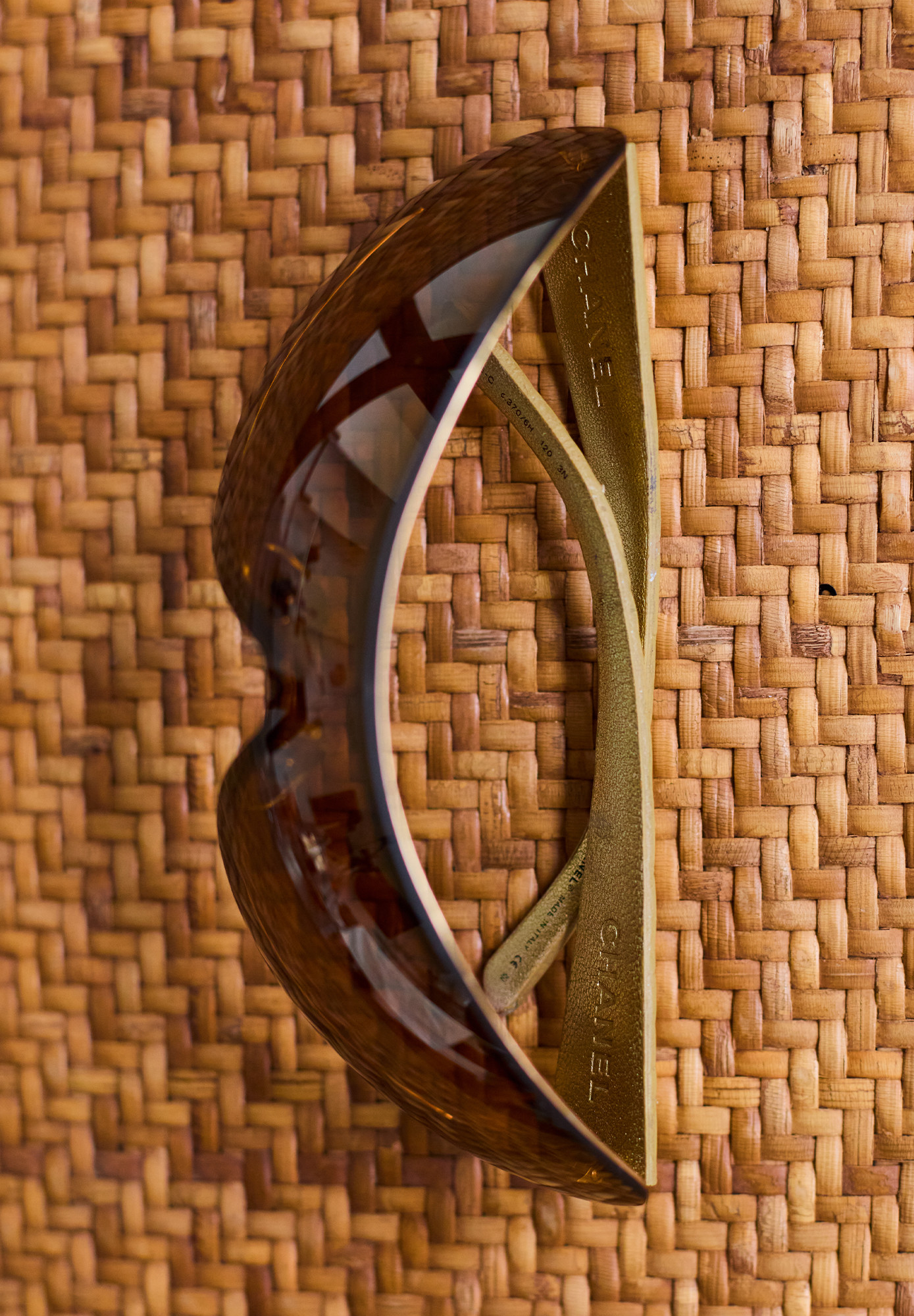 Chanel Gold Mask Sunglasses