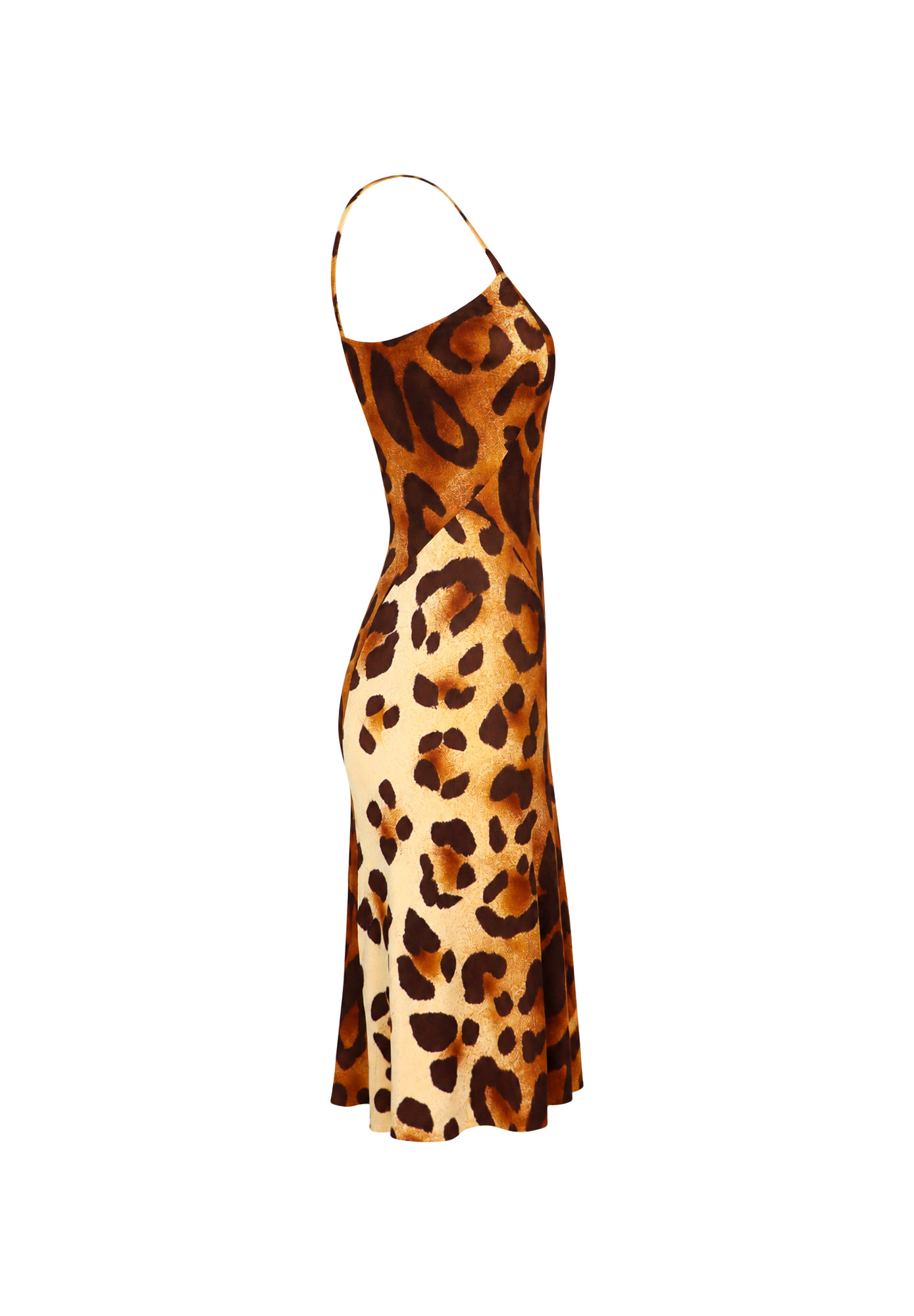 Gianni Versace Leopard Print Dress